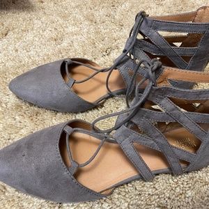 Lace Up Mossimo Flats